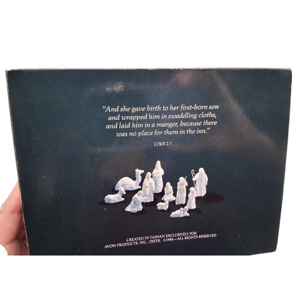 Avon Nativity Collectibles The Camel Porcelain Figurine 1984 White Christmas Dec - Picture 3 of 6